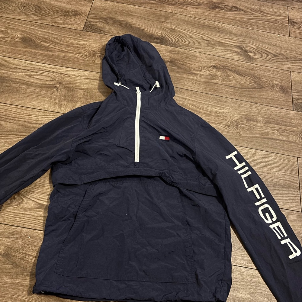 Tommy Hilfiger Dark Blue Hooded Jacket